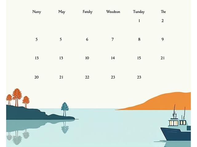 Nova Scotia Seasonal Fishing Calendar